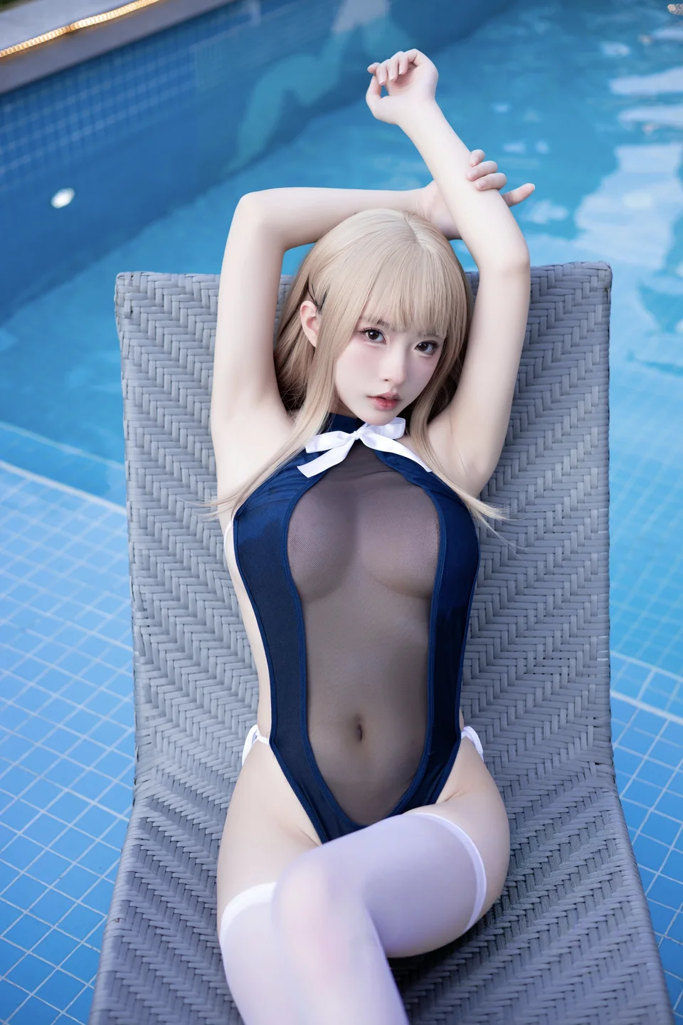 清水由乃 - No.078 蓝色夏日 [29P-158MB] tg@simisebaisi 【丝足阁】016.webp